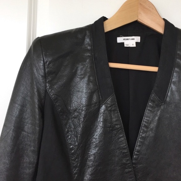 Helmet Lang Leather Jacket - Picture 2 of 5